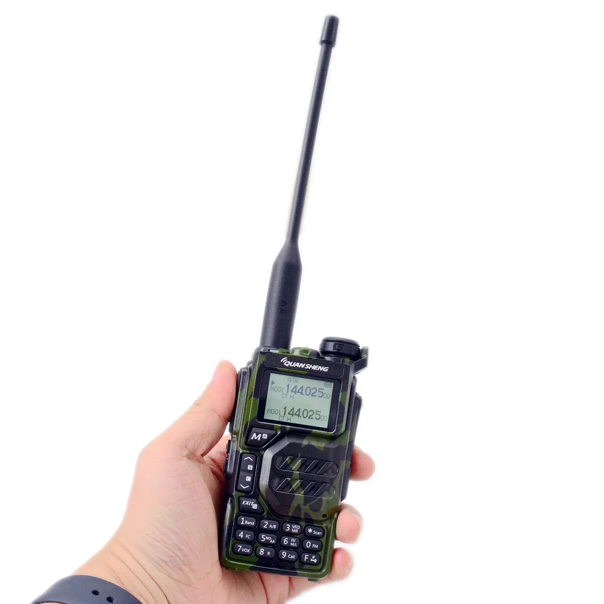 Imagem -02 - Quansheng-rádio Bidirecional uv k5 Criptografia Verde am 108 a 136mhz fm 50 a 599mhz rx Dtmf Frog Som da Cauda Usb c Walkie Talkie 2023