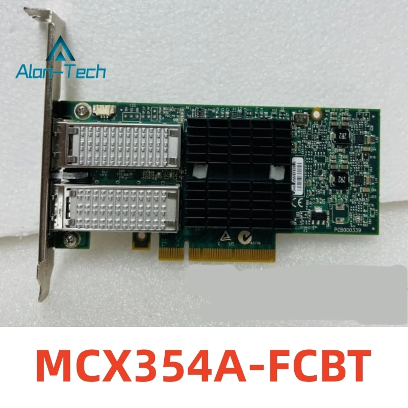 

Original For M-ellanox MCX354A-FCBT CX354A Dual-port FDR 40/56GbE 10 Gigabit Network Card Second Hand 90% New