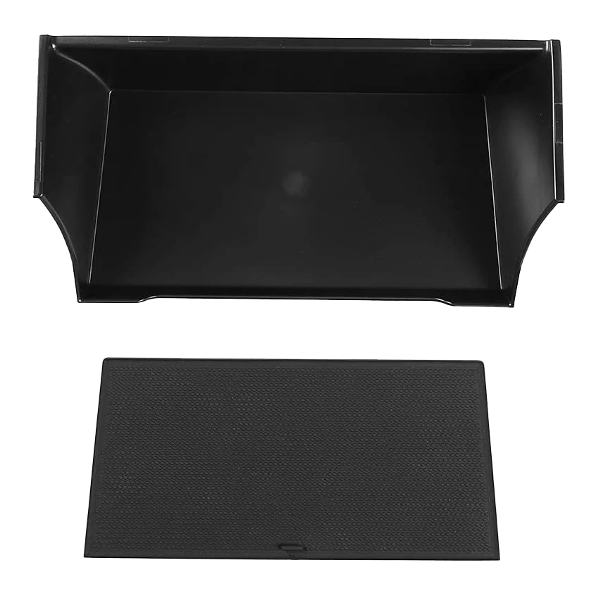 

AC54-For Land Rover Defender 110 2020-2021 ABS Black Car Central Storage Armrest Box Storage Box Phone Box