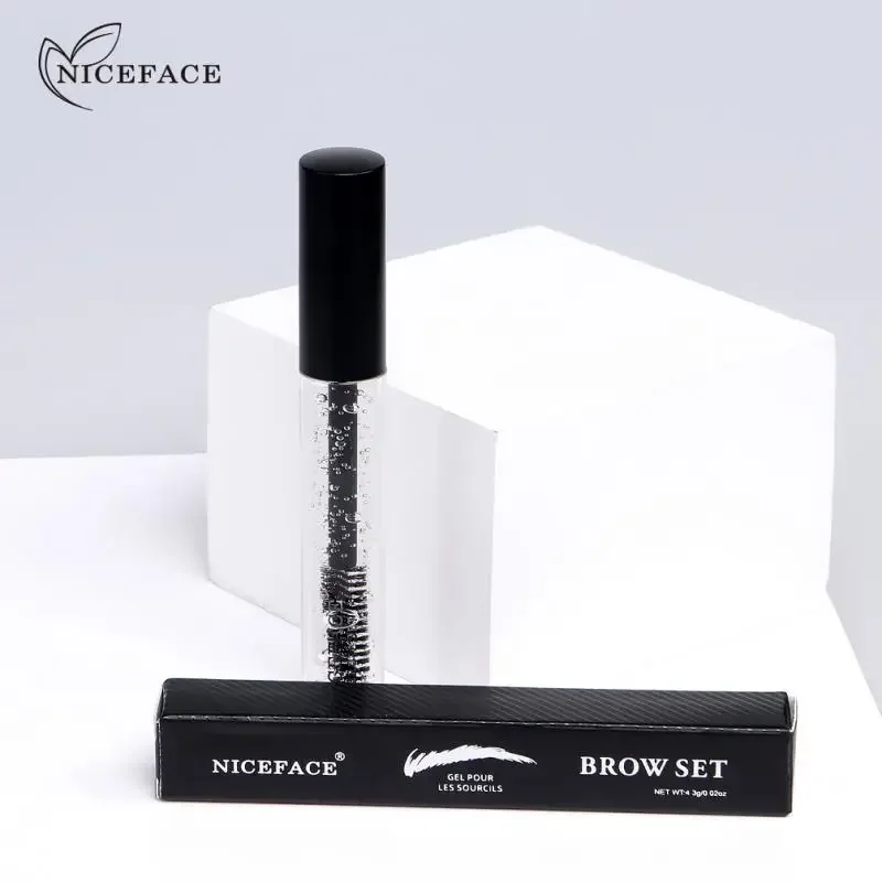 1 ~ 10 SZTUK Gorąco! Niceface New Hot Brand Cosmetics Clear Eyebrow Gel Fixed Transparent Long Fix Lasting Waterproof Eyebrow Gel