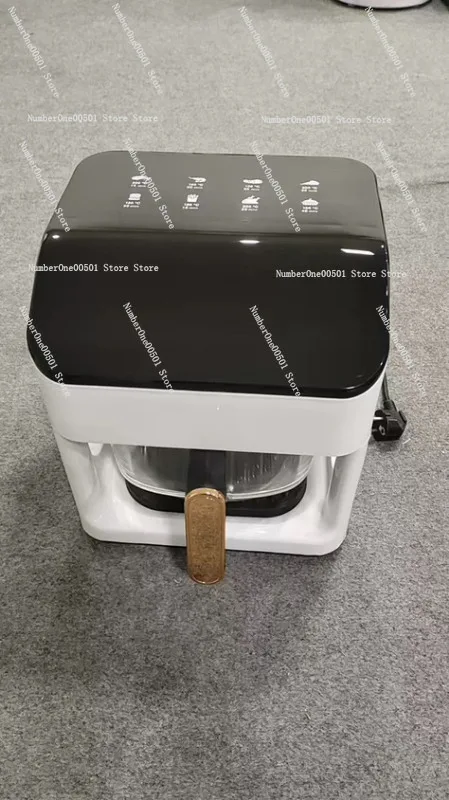 New Smart Visible Glass Air Fryer Oven Combo Large Capacity Non Coating Electric Fryer for Home Kitchen