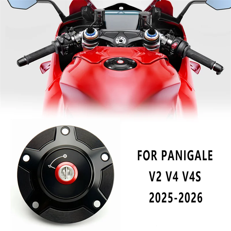Nuovo Stile 2025 per DUCATI Panigale V4 V4S V4R Streetfighter V4 S Tappo Serbatoio Carburante con Chiave e Copertura Airbox
