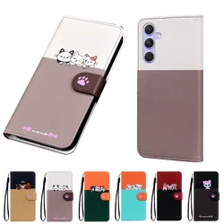 Wallet Card Holder Leather Phone Case For Xiaomi Redmi 13c 12c Note 13 12 11s 11 10 10s 9 8 Pro 9T 9C 9a 10a Cat Dog Flip Cover