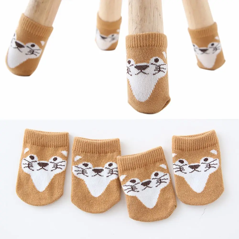 

4Pcs Home Noise Reduction Non-Slip Furniture Protectors Covers Table Legs Socks Floor Protection Pads Chair Foot Cover