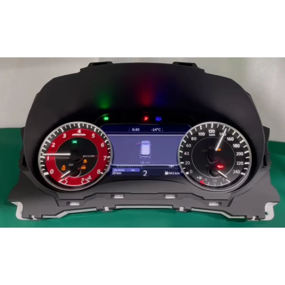 LCD Digital Cluster Dashboard Virtual Cockpit for Patrol LCD Instrument Panel Car Speed Meter Linux System