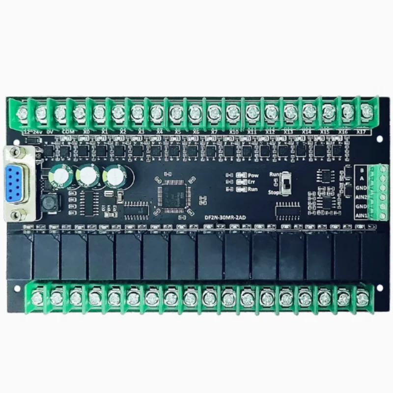 مصدر الطاقة GX-Develoer 8.5 FX1N FX3U FX2N 10MR 14MR 20MR 24MR 30MR 10MT 14MT 20MT 24MT 30MT 2AD RS485 DC 12-24V