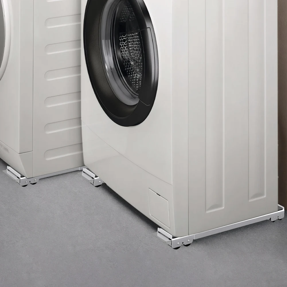 2 stuks rail met wielen antislip koelkast basishouder zware basis voor wasmachines koelkast