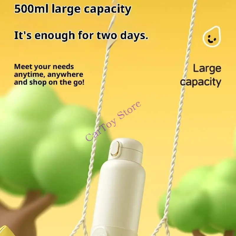 جهاز تسخين حليب الأطفال الكهربائي المحمول من الفولاذ المقاوم للصدأ، شاشة LED داخلية لمراقبة درجة الحرارة في الوقت الحقيقي، تصميم #4