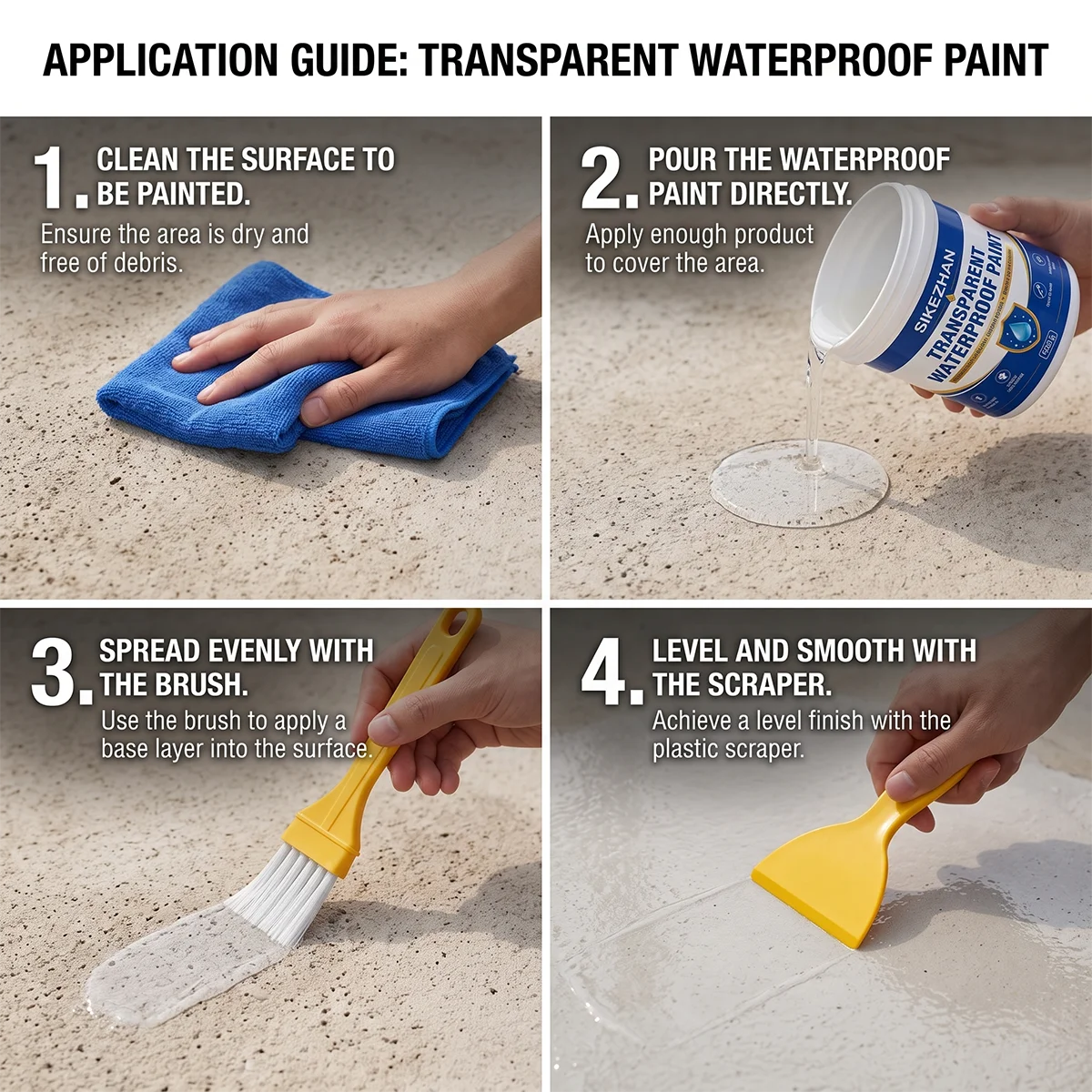 Invisible Waterproof Glue Anti-Mold Leakage Sealant Agent Super Strong Liquid Adhesive Coating Paint for Floor Grout Wall Repair