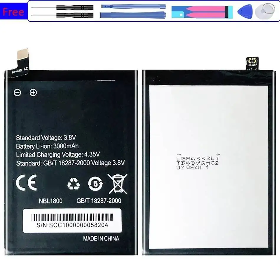 

For Homtom Zoji Z6 Z7 3000Mah High-Capacity Mobile Phone Battery Reliable Power
