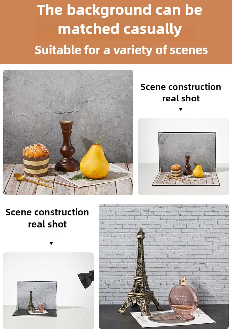 11.4x16.5 inch Photography Backdrop Board Photo Studio Kits Background Photography Double-Sided Background Paper Shoot