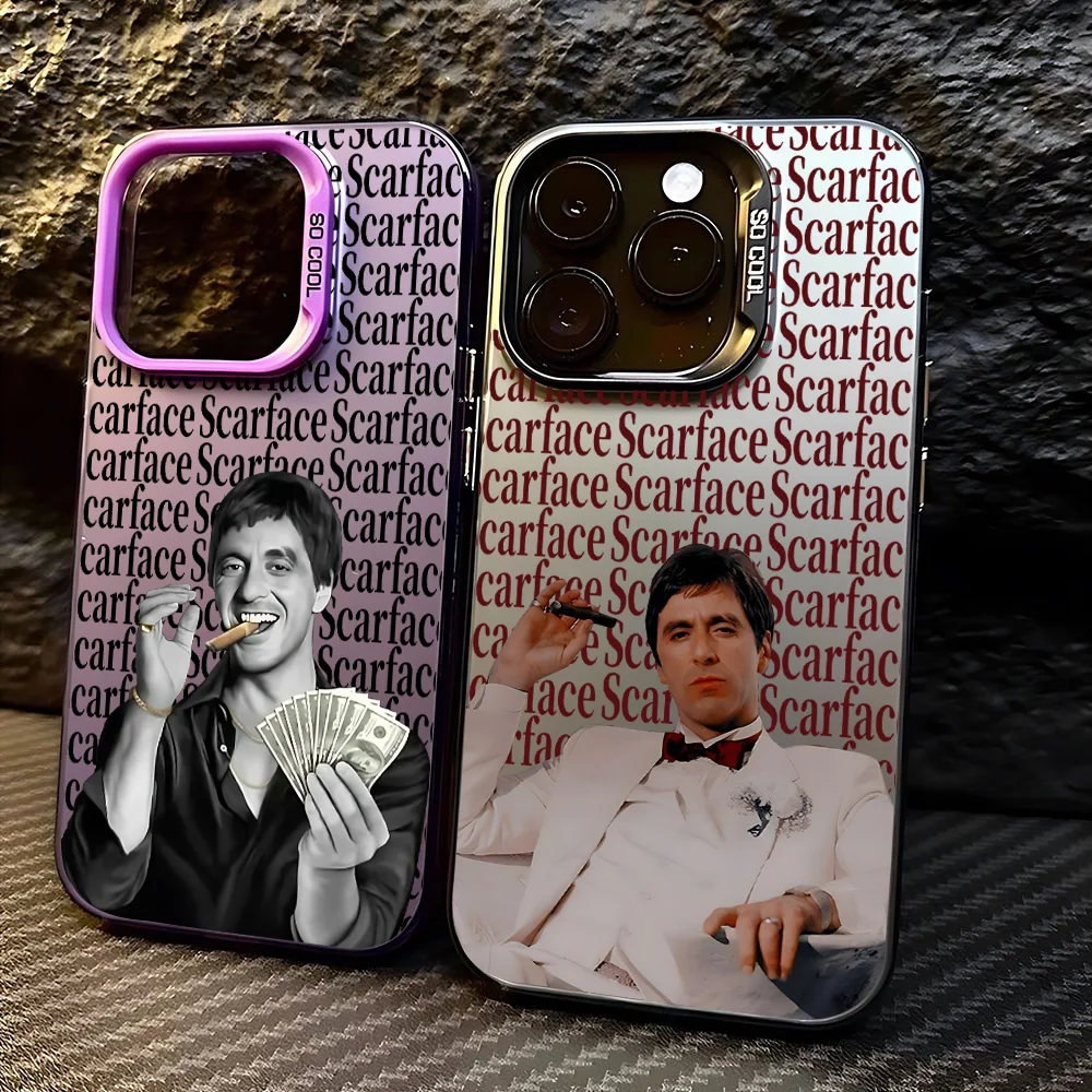 Funda de teléfono Hot Movie S-Scarface para Samsung Galaxy S25 S24 S23 S22 S21 S20 Note20 FE Ultra Edge Plus 4G 5G Anti caída mate