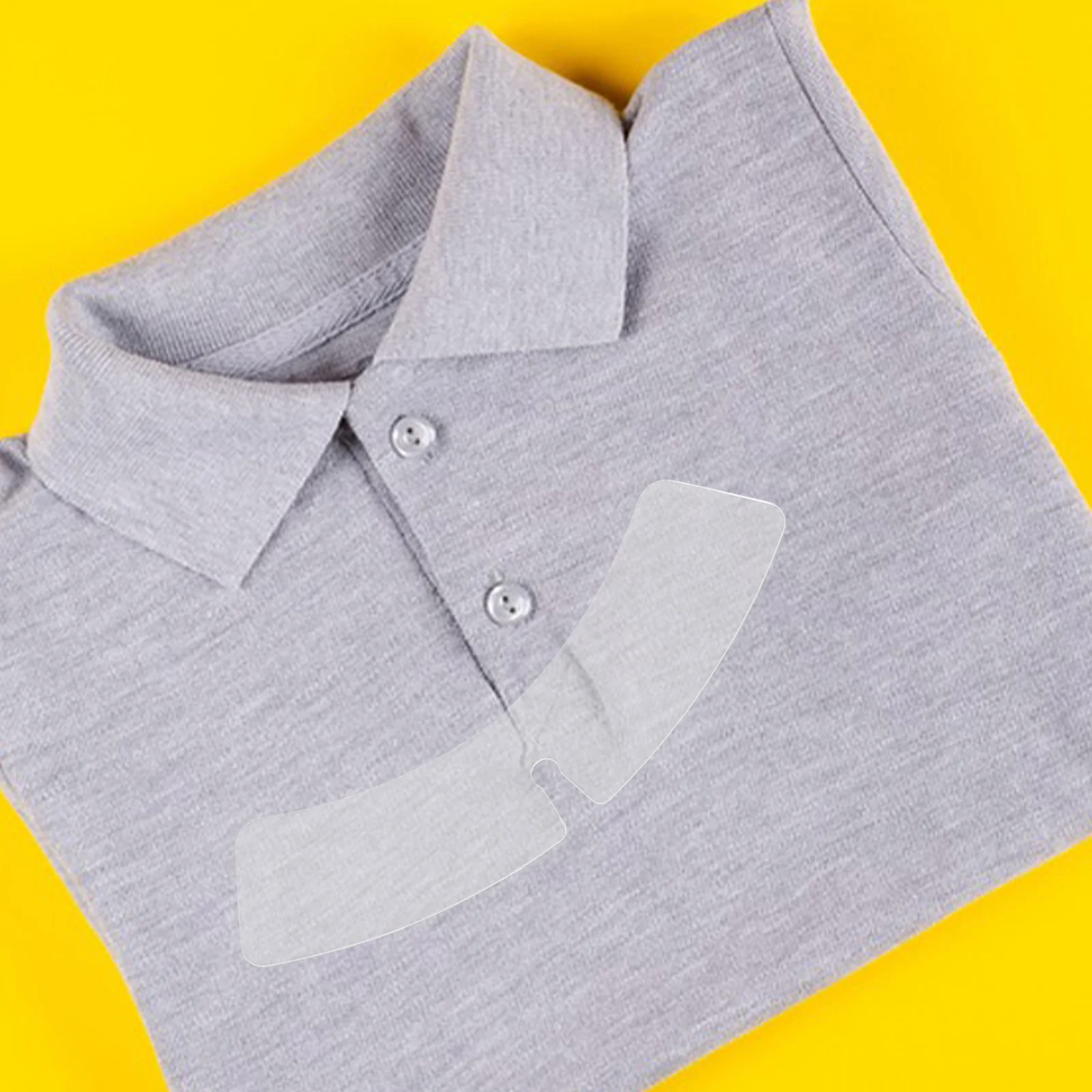 100 قطعة طوق القميص يبقى دعمًا من البلاستيك للرجال قمصان طوق العظام المشكل دائم وعملي واضح يبقى #1