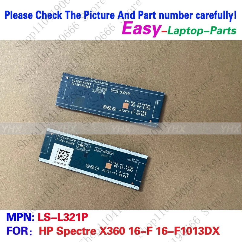 

bd New For HP Spectre X360 16-F 16-F1013DX LCD Bridge Board LS-L321P.