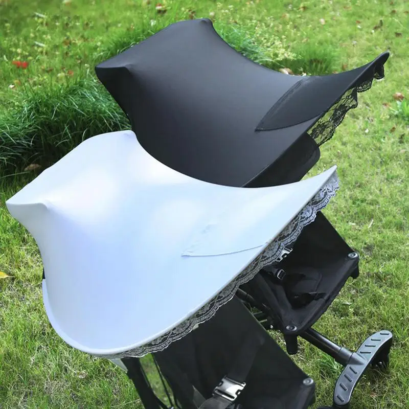 Sunshade For Stroller Anti-UV Canopy For Pushchair Easy Installation UV Block Stroller Awning Canopy For Walking Camping Picnic