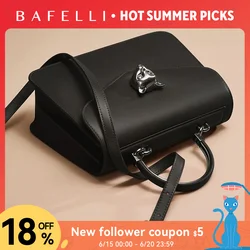 2025 BAFELLI CAT WOMEN'S NEW FASHION HANDBAG LADY STYLISH BUSINESS FEMALE LEATHER LUXURY BRAND CASUAL SHOULDER PURSE