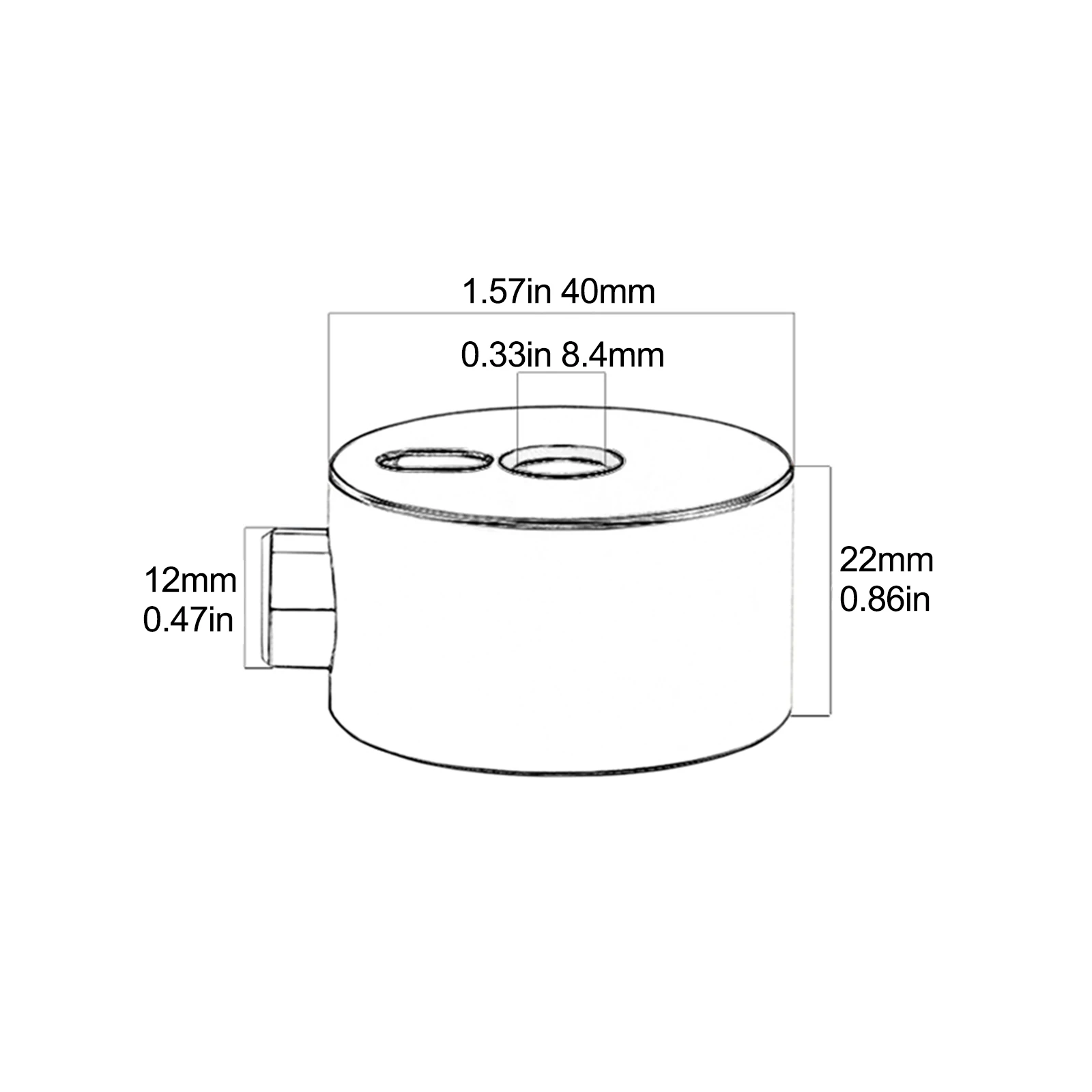 

Aluminum Alloy Percussion Accessory Aluminum Drum Nut Compact Size 40x22mm Versatile Color Selection Aluminum Alloy Construction
