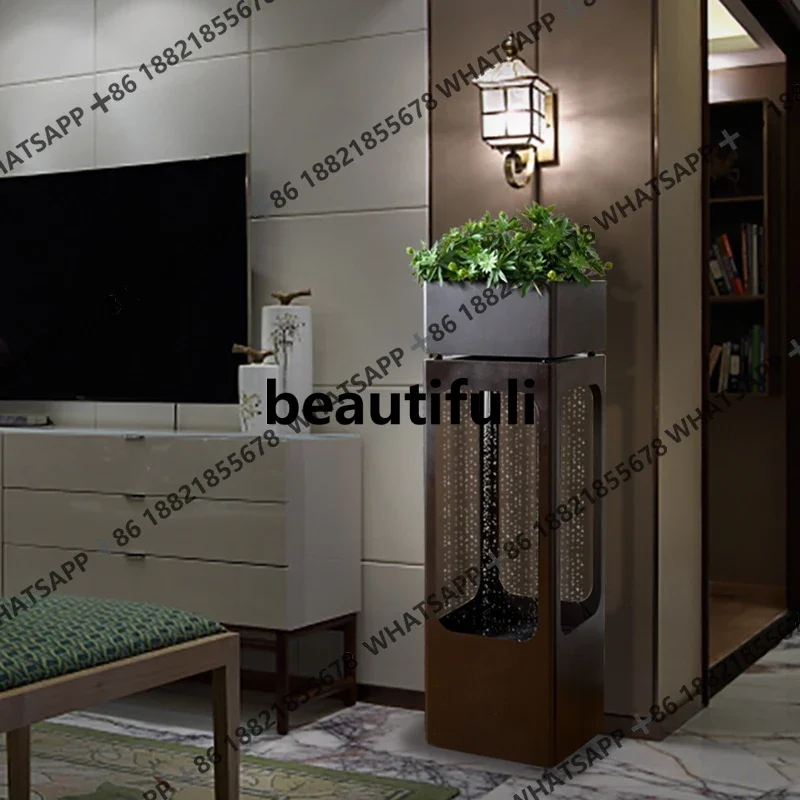 X  Large indoor, home decoration fountain living room decoration flower stand water feature light luxury ornament