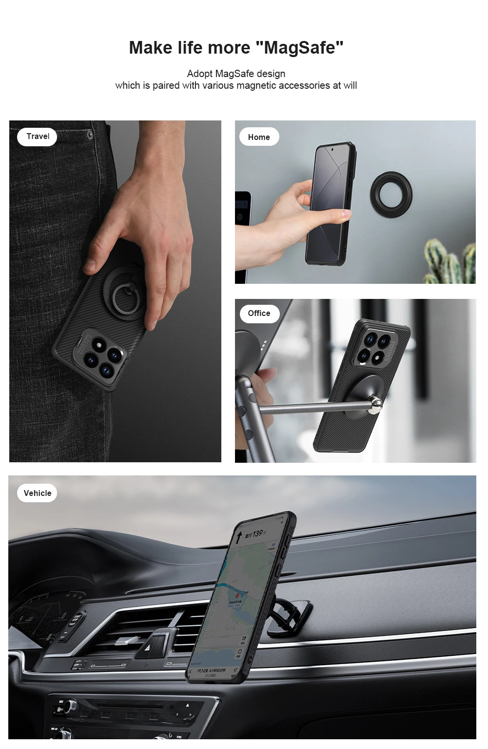 

Чехол Nillkin для Xiaomi Poco F6 Pro 5G с прецизионным отверстием CamShield, магнитный чехол с подставкой для камеры 360, чехлы для телефонов, крышка объектива