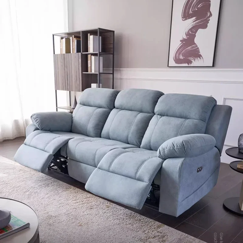 

Designer Recliner Luxury Sofas Modern 3 Seater Minimalist Floor Sofa Lounge Loveseat Divano Soggiorno Furniture Living Room