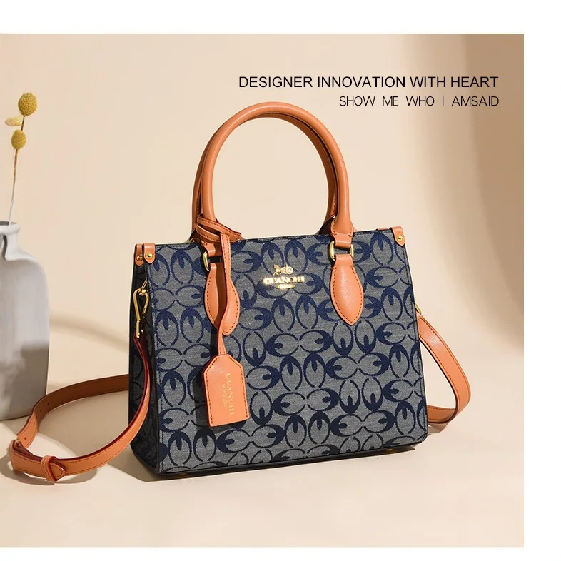 

Модная большая сумка с цветочным принтом 2026, холщовая сумка на плечо большой вместимости для женщин, просторная сумка для работы и пляжа