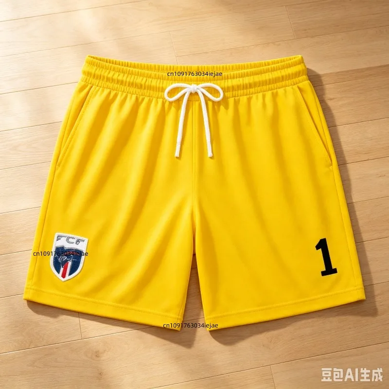 2026 Cape Verde Goalkeeper Fan Kid Sports Shorts Unisex Quick Dry Soccer Football Training Shorts Elastic Waist