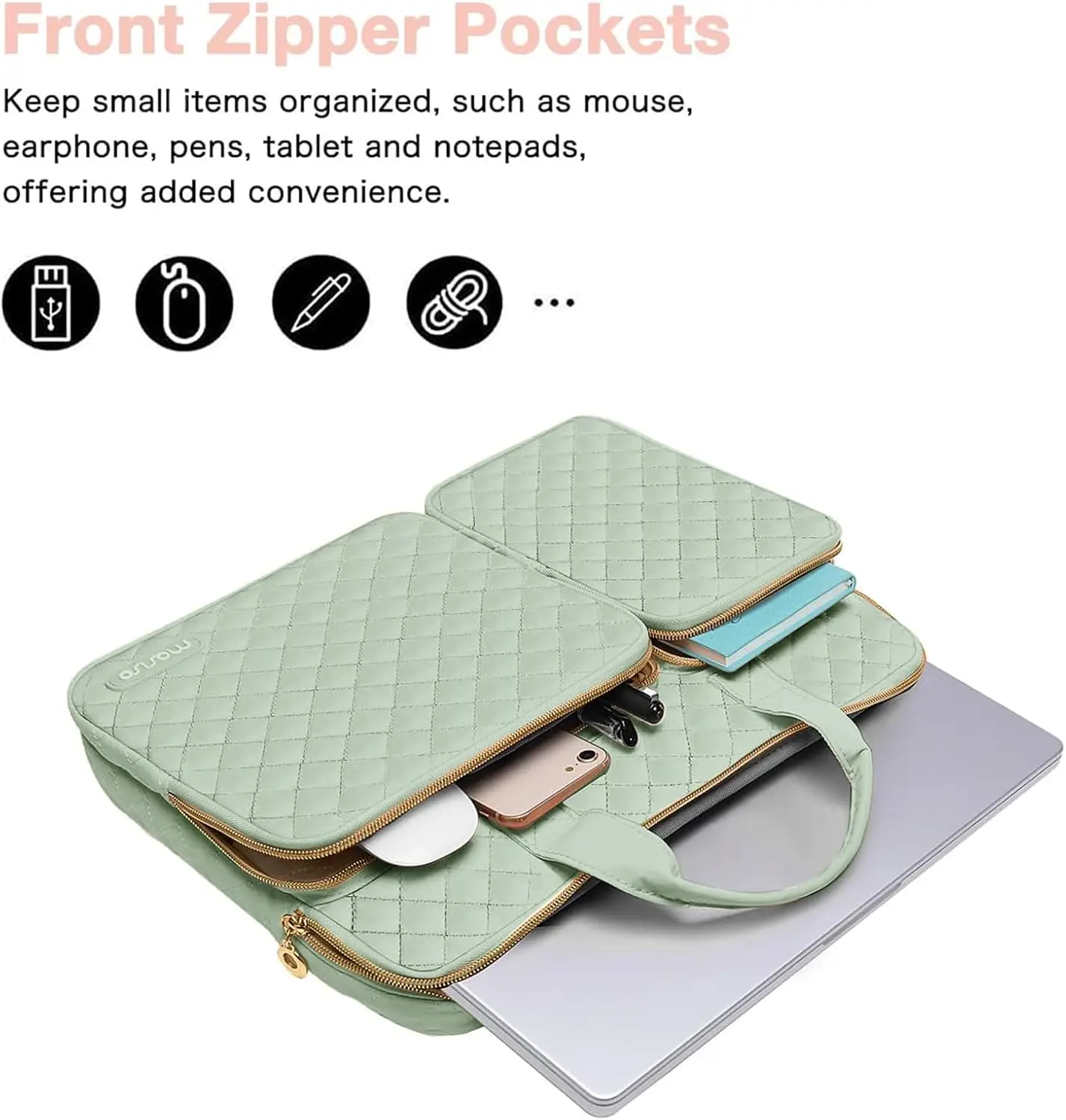 Laptop Sleeve Bag for 2025 Macbook Air 13 15 Pro 14 16 M5 M4 M3 M2 M1 11 12 14.2 16 inch Mac Dell HP Lenovo Notebook Cover Case