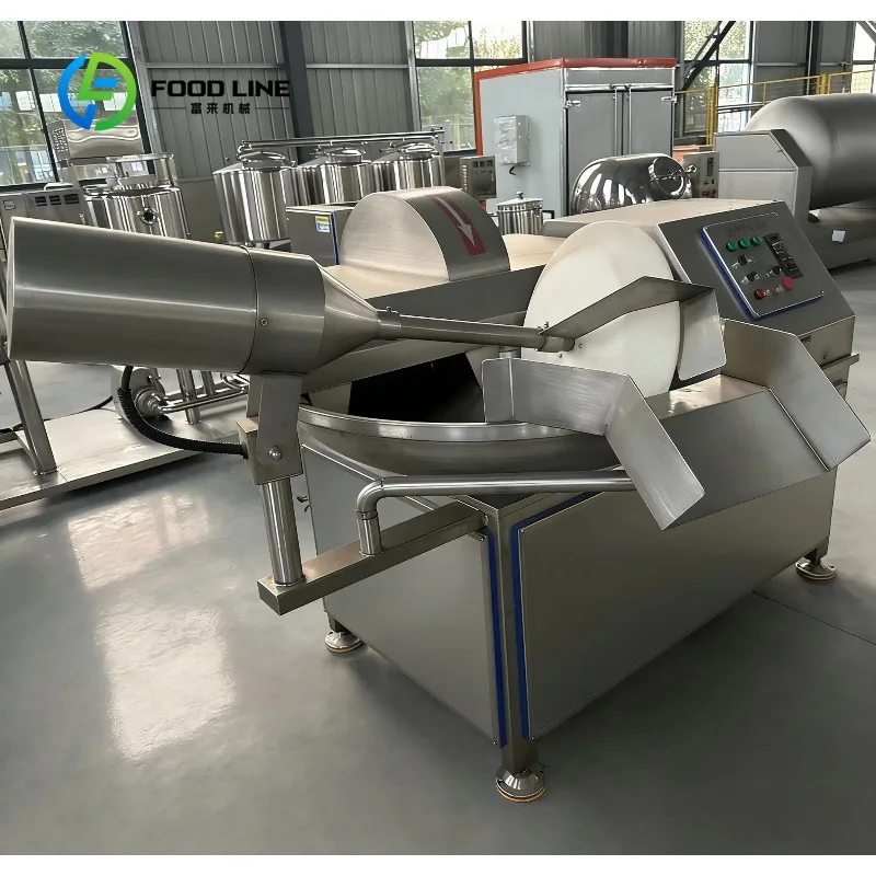 Custom Meat Emulsifier Food Chopper Machine Stainless Steel High Efficiency Processor for Vegetable Paste and Pet Food Making