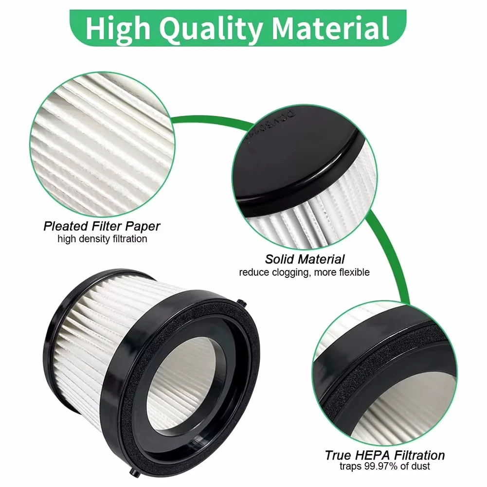 2/4 قطعة مرشحات أصلية لديوالت DCV501HB مكنسة كهربائية محمولة لاسلكية استبدال مرشحات للمكانس الكهربائية ماكيتا