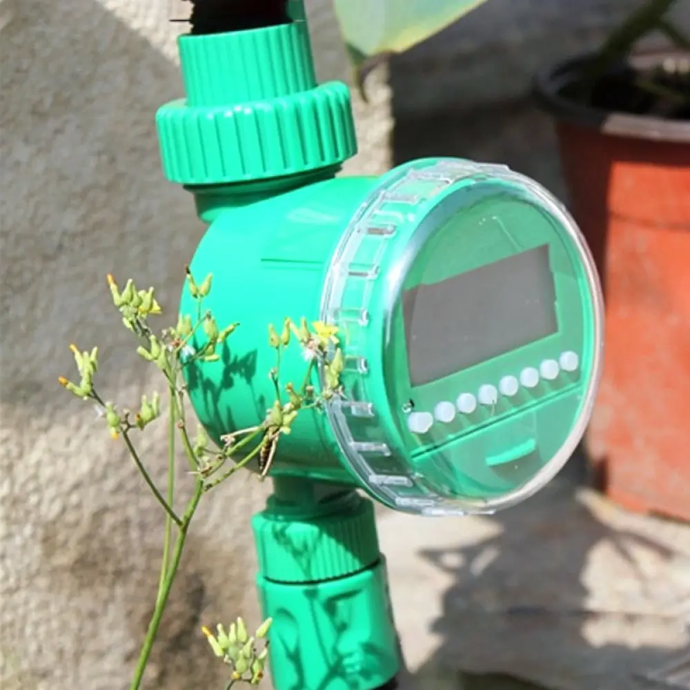 Watering Timer Controller For Garden Irrigation Automatic System With Quick Connector Kit For Outdoor Plants