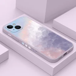 Texture Toning Phone Case For iPhone 16 15 14 13 12 11 X XR XS SE2 SE2020 8 7 6 6S Plus Pro Max Mini Silicone Cover