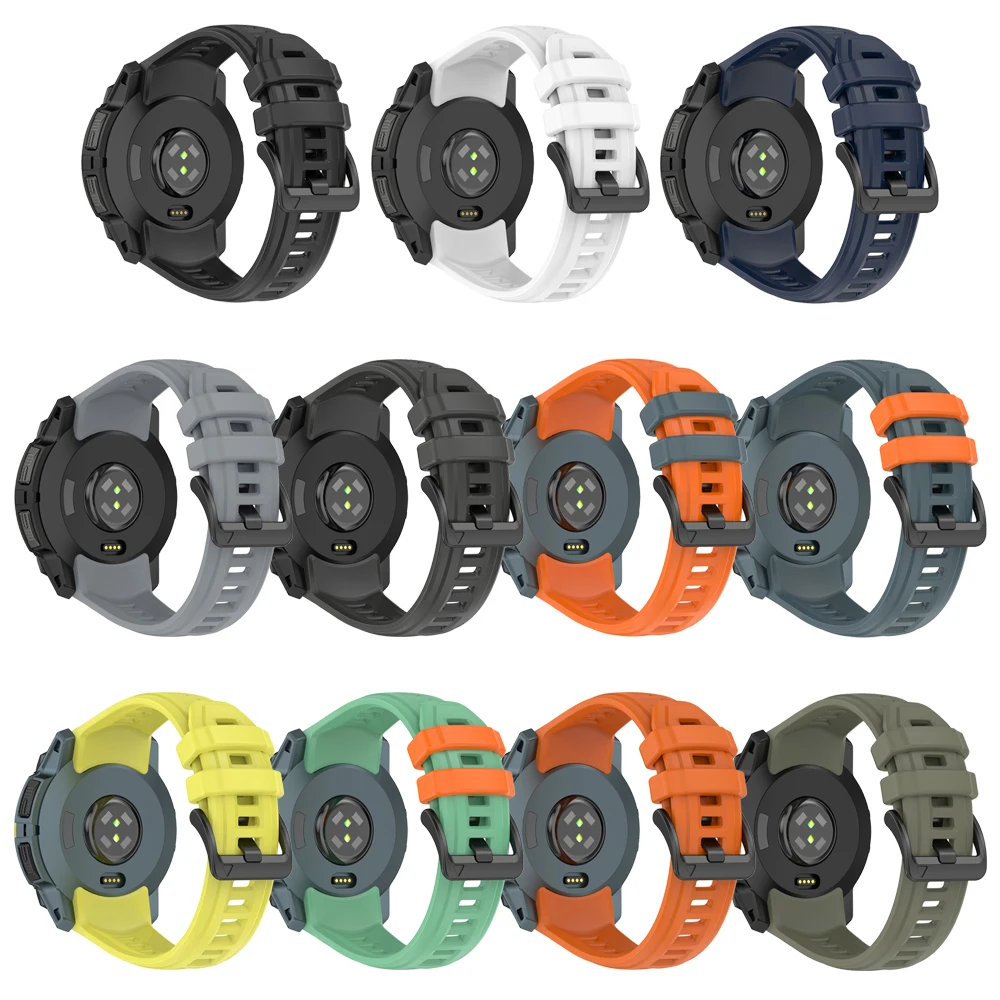 Official Silicone Strap For Garmin Instinct E 3 Sport Band For Garmin INSTINCT3 AMOLED/SOLAR 50mm 45mm No Gap Bracelet Watchband