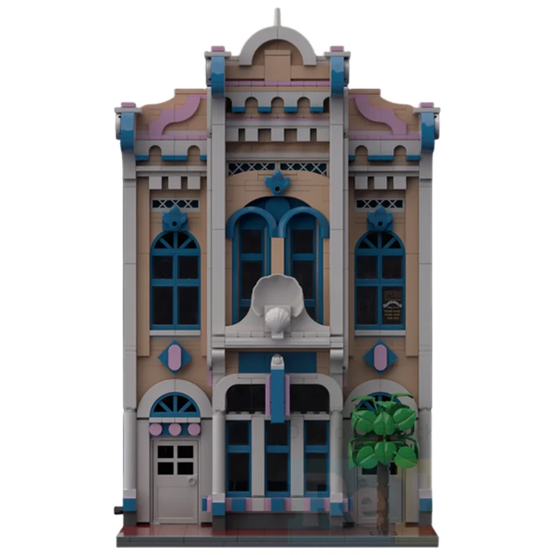 Fantasy Candy Shop MOC Building Blocks Detailed Vintage Sweet Store Front Model DIY Brick Set Desktop Collectible