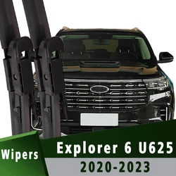 Wiper Front Wiper Blades For Ford Explorer 6 U625 2020 - 2023 Windshield Windscreen Window Brush 26“+22” Accessories