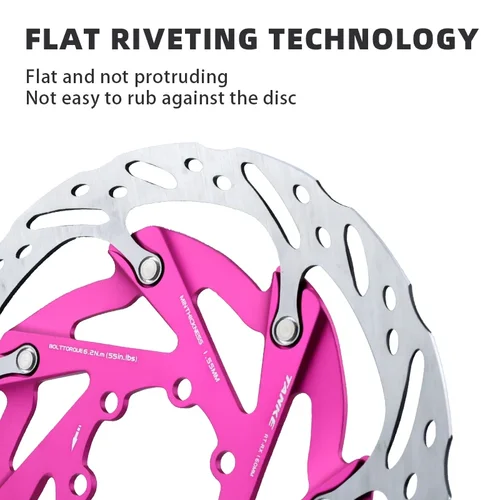 Imagen 2 del producto Rotor de freno de disco de bicicleta TANKE 140/160 Rotores flotantes de bicicleta Rotor de freno de bicicleta de montaña de acero inoxidable pieza de disipación de calor Mtb