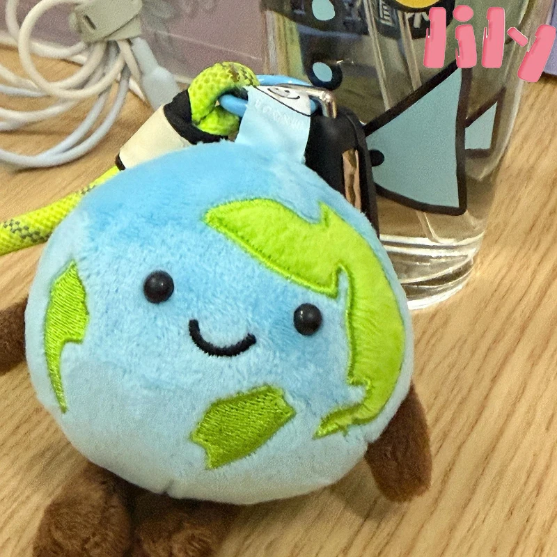 Jouet en peluche créatif petite terre pendentif poupée sac pendentif mignon en peluche porte-clés pendentif cadeau jouet coton remplissage décoration cadeau