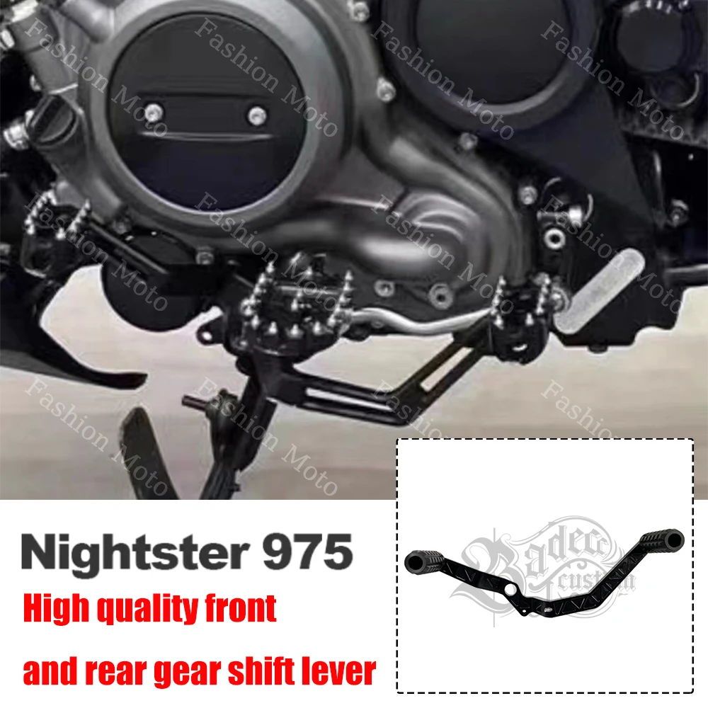 

Motorcycle Aluminum Gear Heel Toe Shift Lever Shifter Pegs Black For Harley Sportster Nightster 975 RH975 RH 975 2022 2023 2024