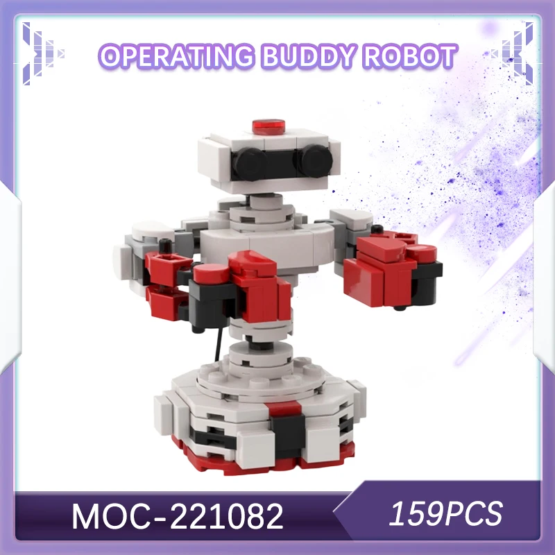 

159PSC Mecha Series Операционный робот Buddy, строительный блок, модель, набор кирпичей, креативные подарки, миниатюрный DIY, Рождество для начинающих MOC-221082