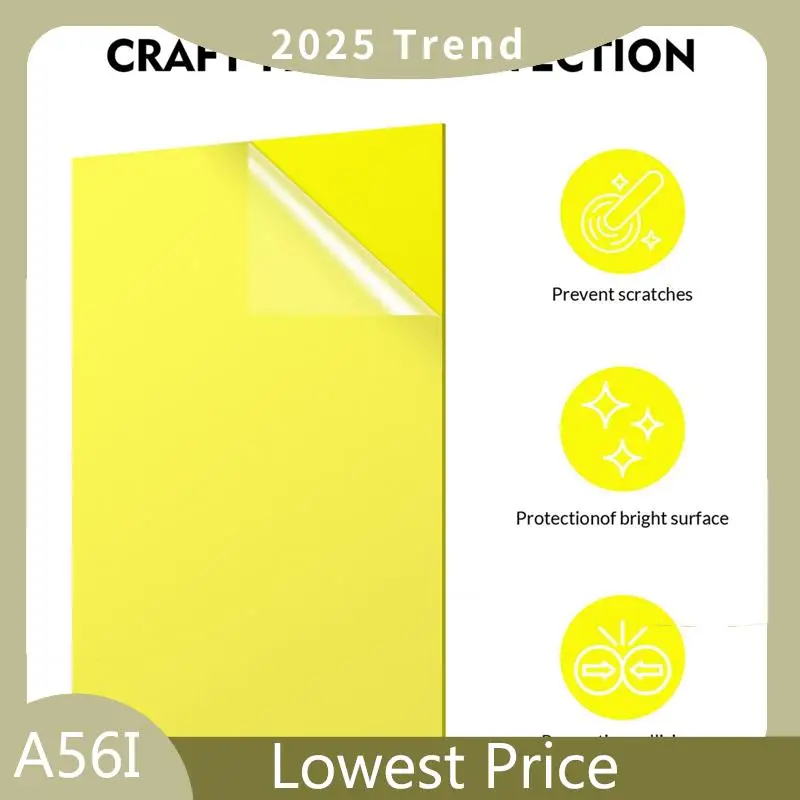 

A56I Top Laser Engraving Yellow ABS Double Color Plastic Sheet, 11.8X6.49X0.05 Inch Materials Double Color Plastic Sheet