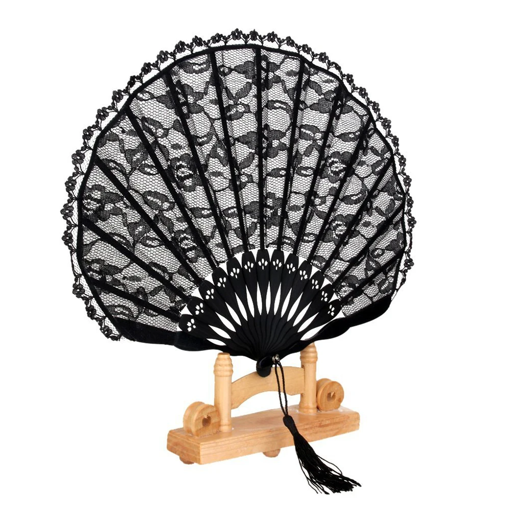 

Folding Fan folding fan lace Shan folding fan Hand Fan bamboo folding fan
