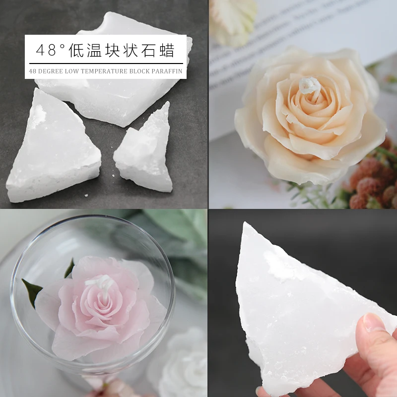 

48-градусный низкотемпературный парафин, 500/1000 г, ароматические свечи, ремесленный парафин, ручная работа, материалы для самостоятельного изготовления свечей