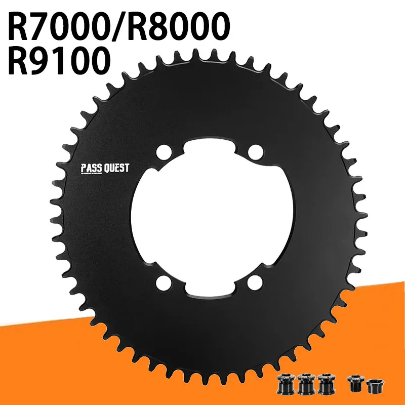 

Звездочка PASS QUEST 110 BCD для Shimano 105 R7000 ultegra R8000 dura ace R9100 Узкая широкая 110bcd 4 болта OVAL Звездочка