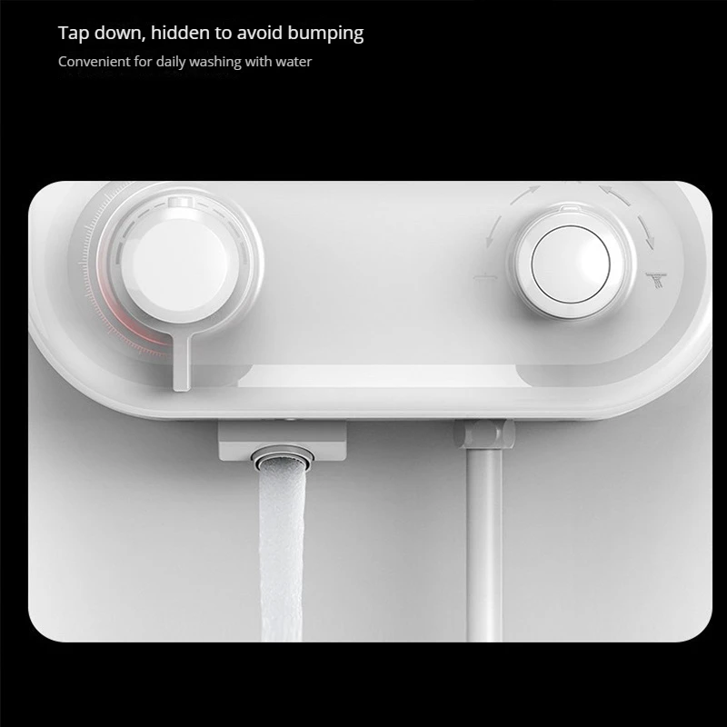 Modern Wall Mounted Constant Temperature SPA Rain Shower Panel Set with Storage Rack Smart Display Bathroom Donuts Shower System