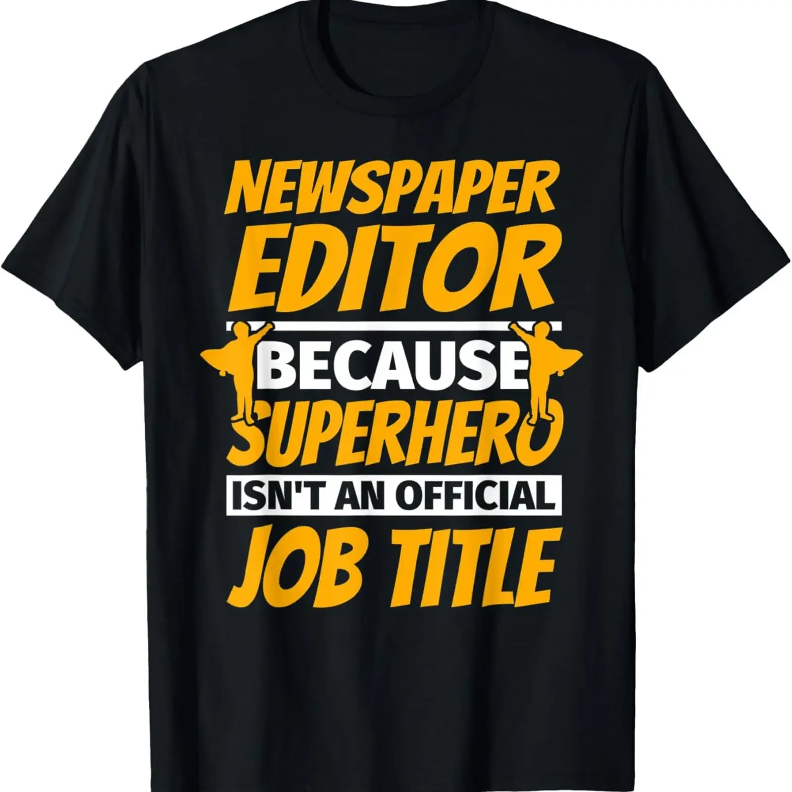 NEWSPAPER EDITOR Funny Humor T Shirt vintage Washed homme graphic Soft Comfortable Top For Everyday Wear Casual Slightly