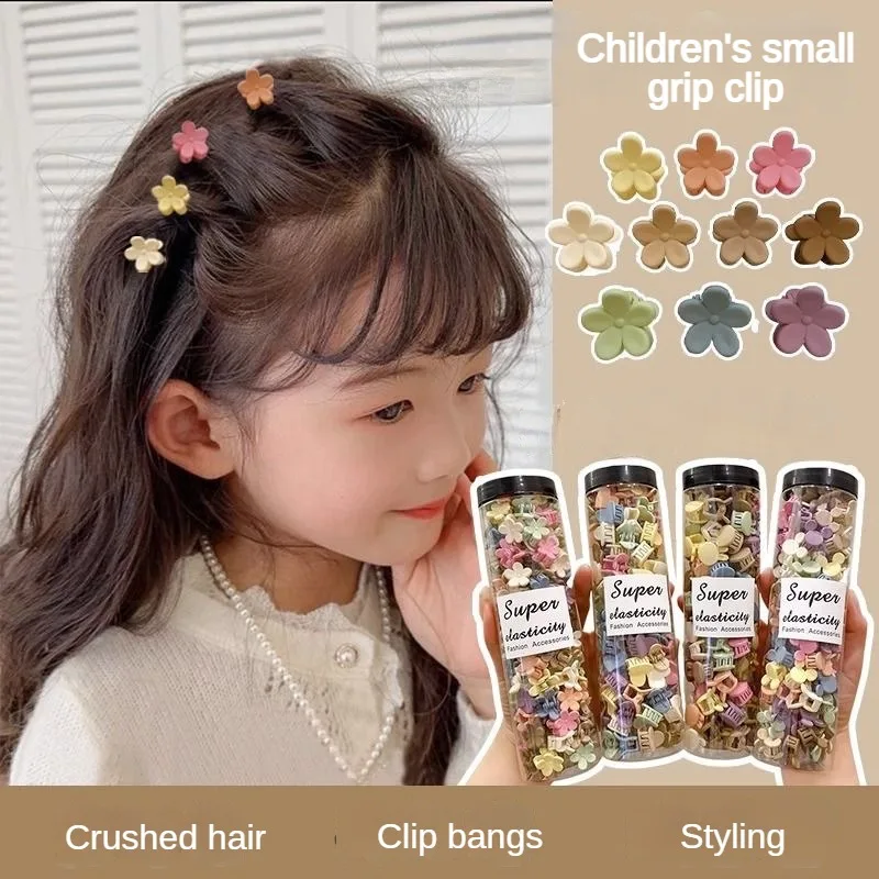 Colorful Candy Clasp Clip Mini Small Princess Head Broken Hair Clip Summer Forehead Bangs Side Clip Broken Hair Headpiece.