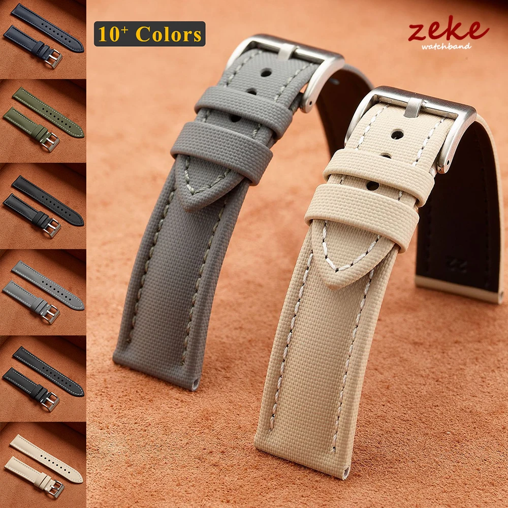Premium Sailcloth Watch Band for Blancpain Straps 18mm 19mm 21mm 20mm 22mm Waterproof Canvas Nylon Quick Release Bracelet Belt