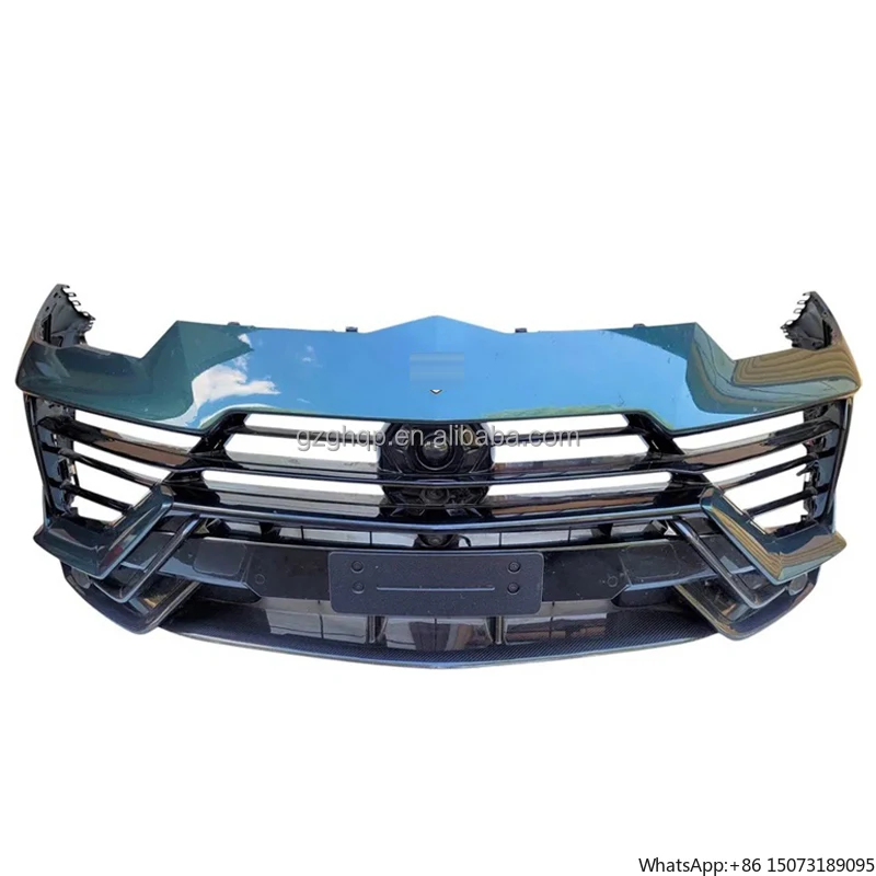 

2022-2023 для Urus P Performante, черный комплект кузова переднего бампера, оригинальный автомобильный бампер, решетка передней губы