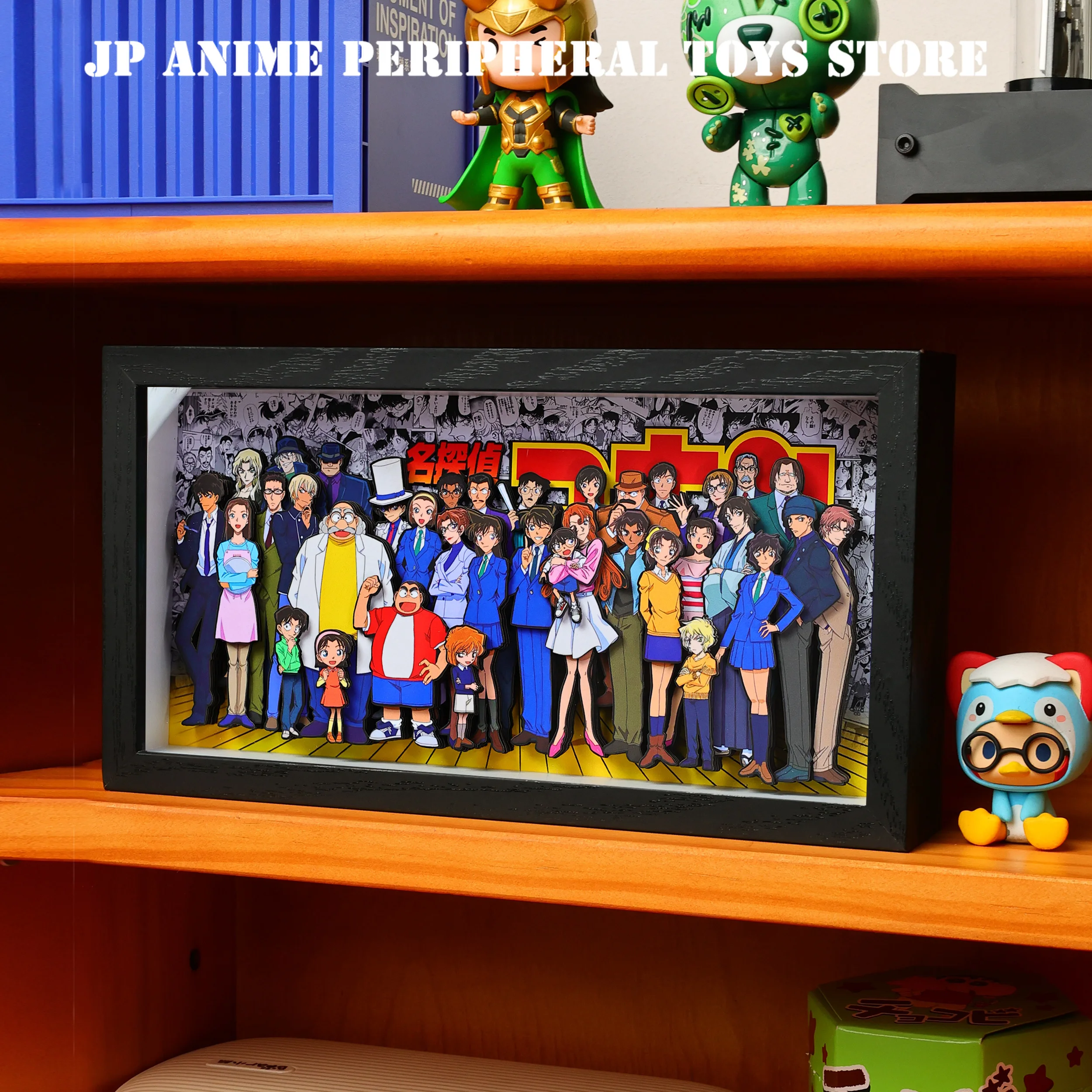 

New Anime Conan Handmade 3D Art Painting Cartoon Rachel Moore Figure Desktop Ornament Fans Collect Gifts