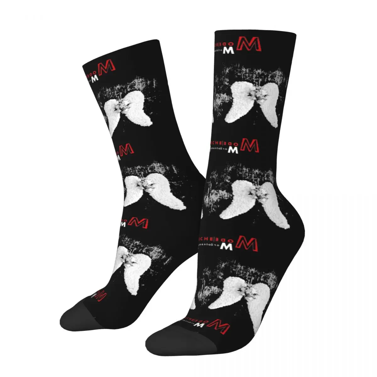 Autumn Winter Cool Unisex Depeche Cool Mode Socks Memento Mori Sweat Absorbing Crew Socks