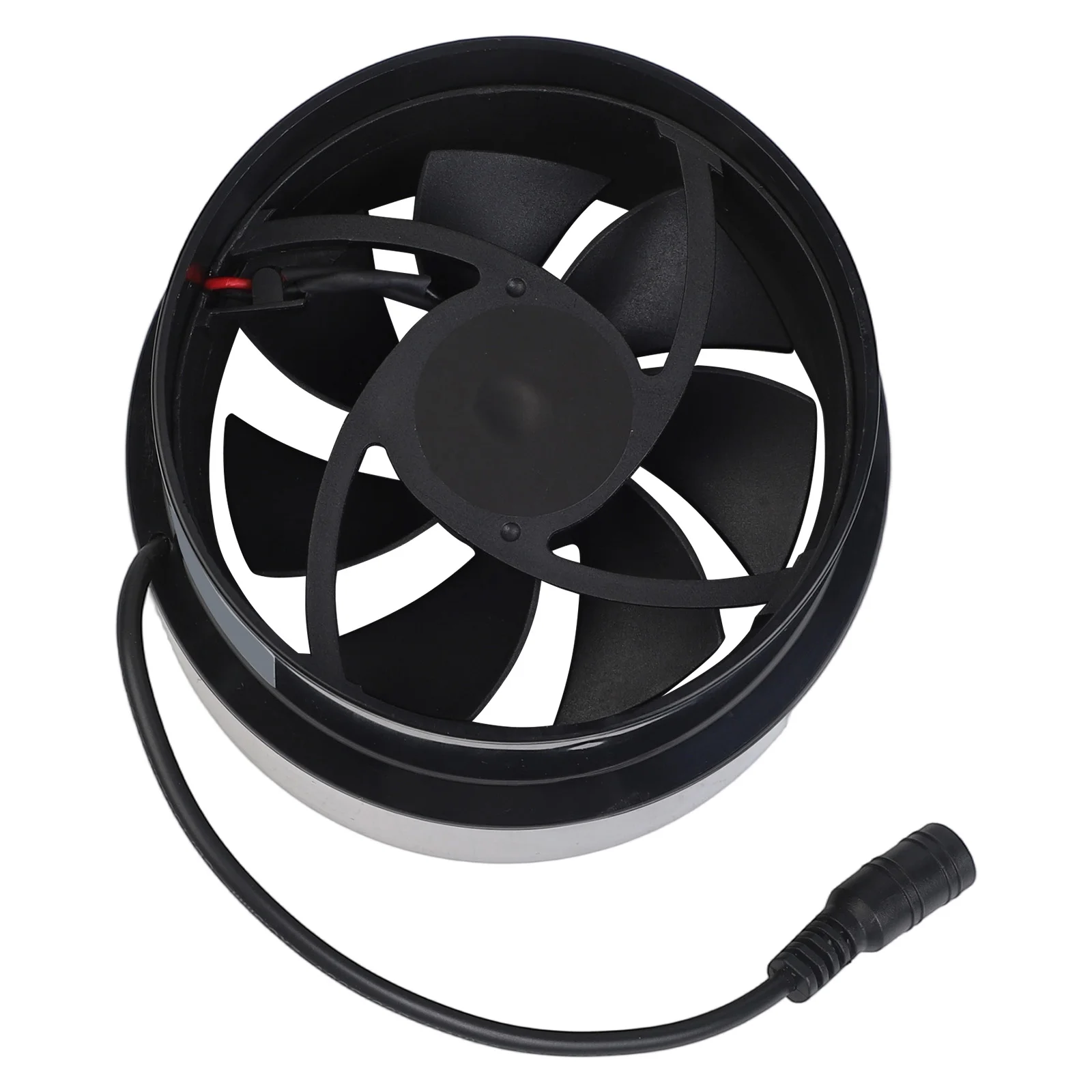 12V Duct Fan with 110/100mm Airflow Capacity Quiet Operation Exhaust Fan for Ventilation in Kitchens Bathrooms and Outdoor Use